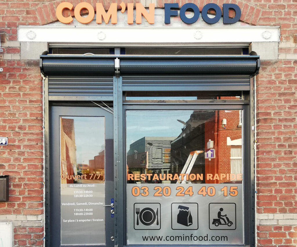 ENSEIGNE LETTRES DECOUPEES COMINES