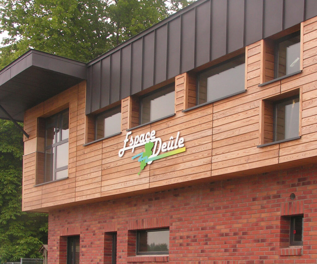 Enseigne lettres découpées Espace Deûle à Quesnoy-sur-Deûle