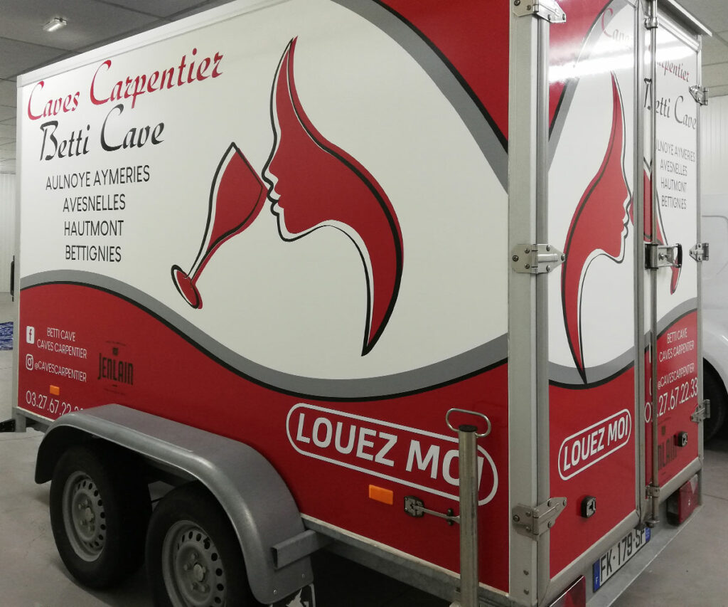 MARQUAGE REMORQUE PUBLICITAIRE NORD