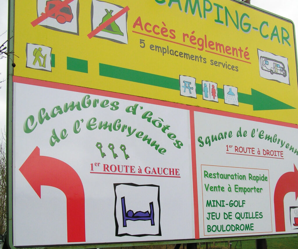 SIGNALETIQUE EXTERIEURE 4X3 CAMPING-CAR
