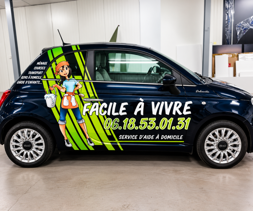 MAQUAGE VEHICULE PUBLICITAIRE HAUT de FRANCE