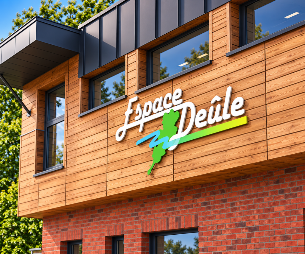 ENSEIGNE LETTRES DECOUPEES ESPACE DEULE QUESNOY SUR DEULE