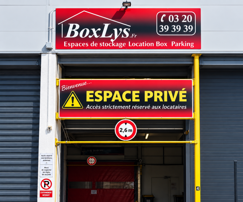 SIGNALETIQUE DIBOND EXTERIEURE BOXLYS COMINES