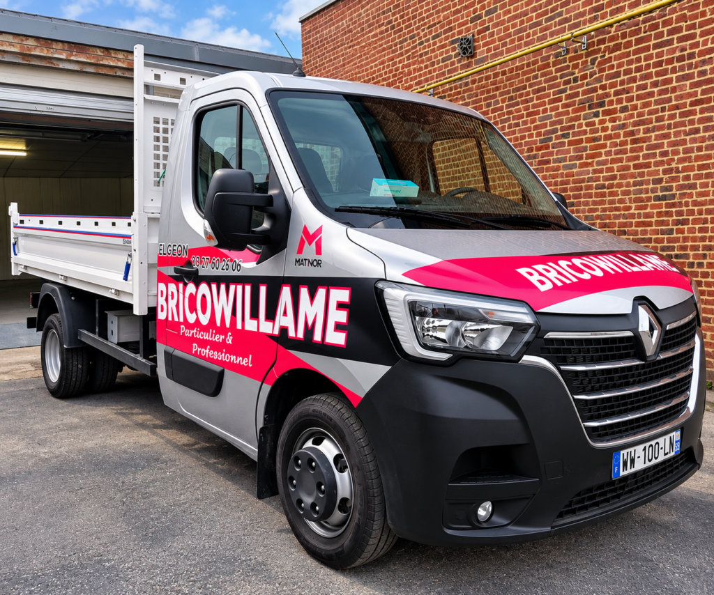 SEMI-COVERING CAMION BENNE BRICOLAGE HAUT DE FRANCE
