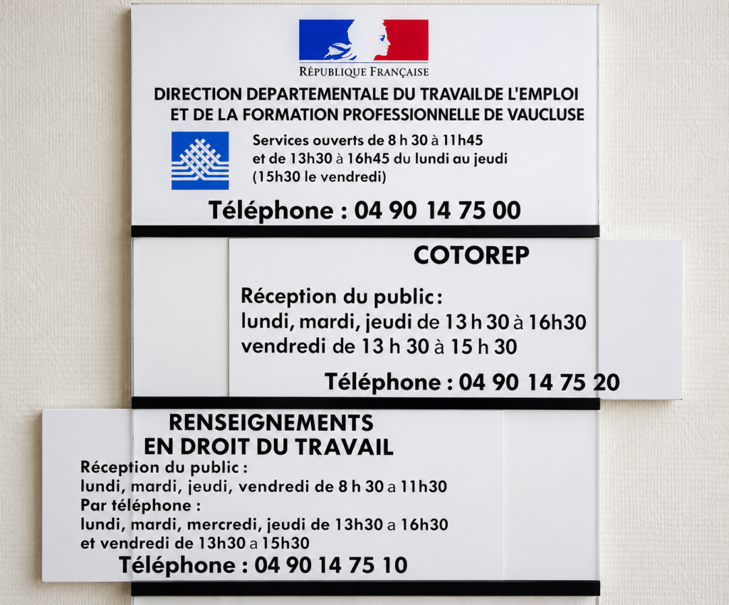 SIGNALETIQUE MODULABLE DDTE