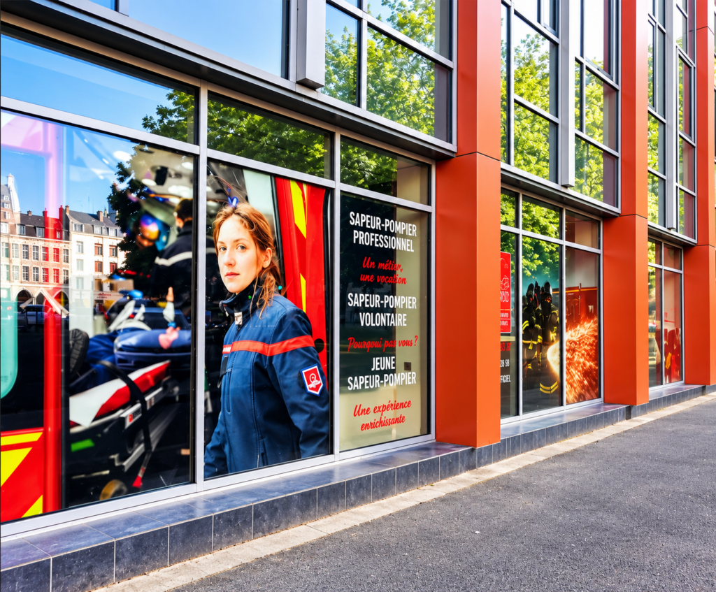 VITROPHANIE-IMPRESSION-LETTRAGE-SDIS-NORD-LILLE